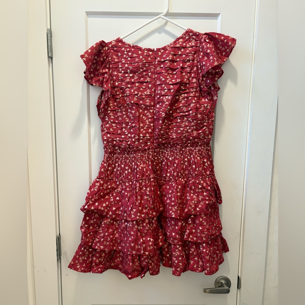 By Anthropologie Short-Sleeve Ruffled Mini Dress - Picture 5 of 5
